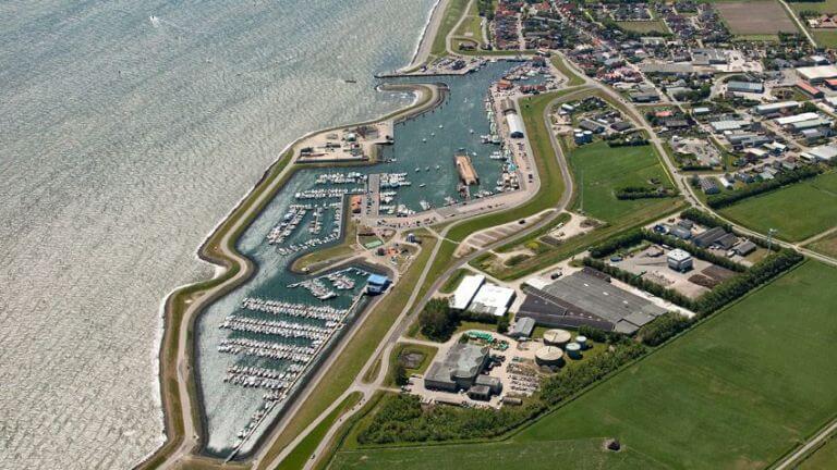 Waddenhaven Texel van boven