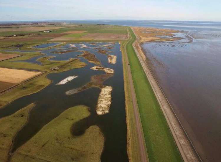 Natuurgebied Utopia vanuit de lucht