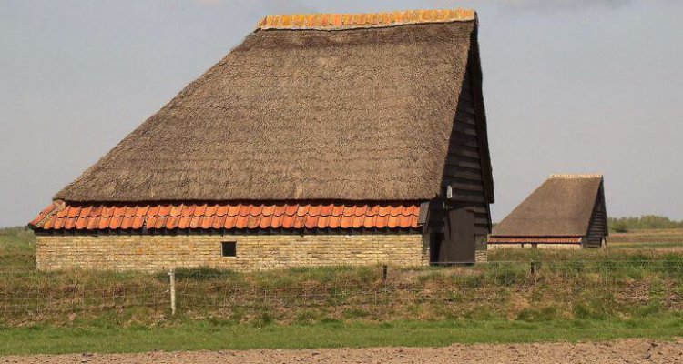 Texelse schapenboeten hebben het schuindak richting het westen