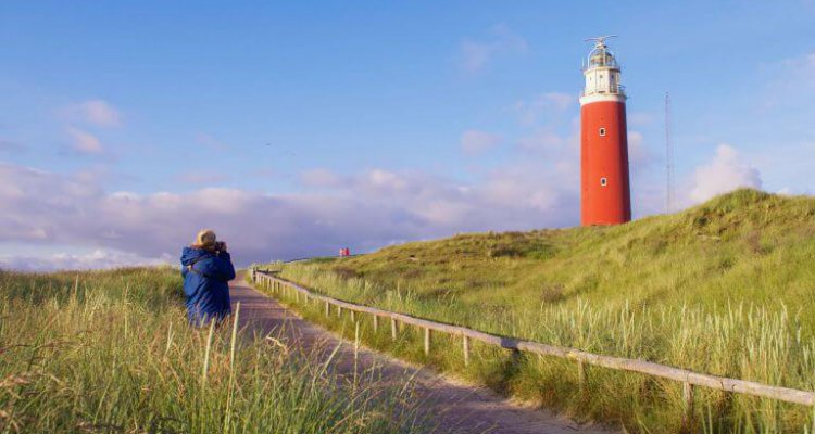 Wandelen bij de vuurtoren