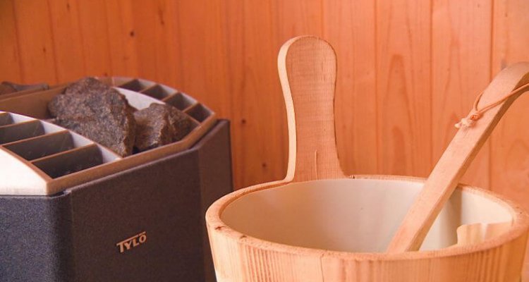 Sauna in de villa's van Waddenstaete