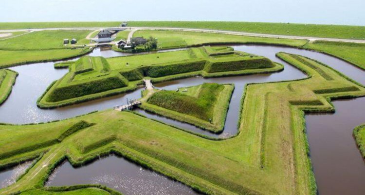 Fort De Schans van boven