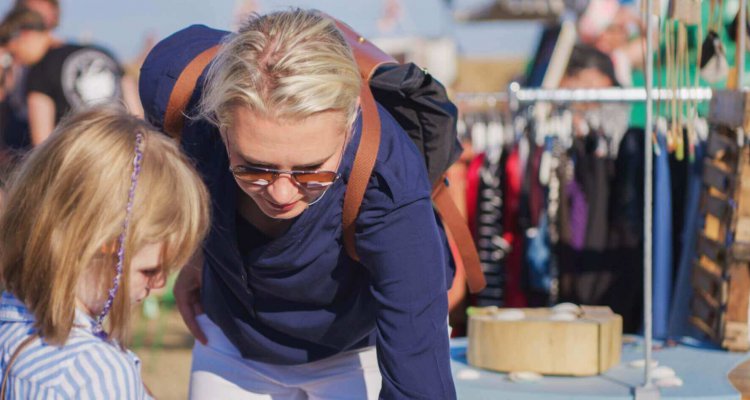 Kleding shoppen op het Beach Food Festival