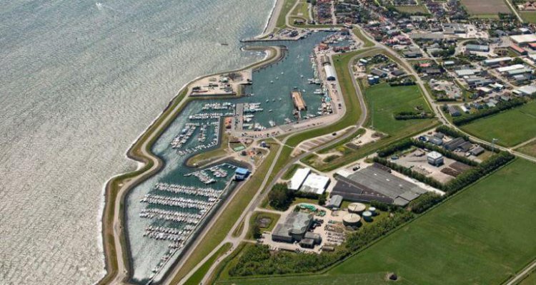 Waddenhaven Texel van boven