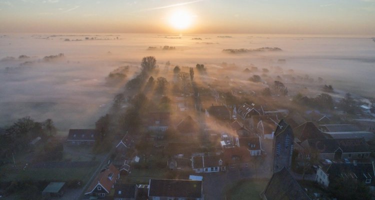 Zonsopgang in De Waal