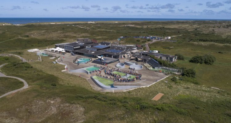 Natuur bij zeehondenopvang Ecomare Texel