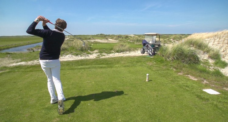 Golfbaan De Texelse - blauwe lucht