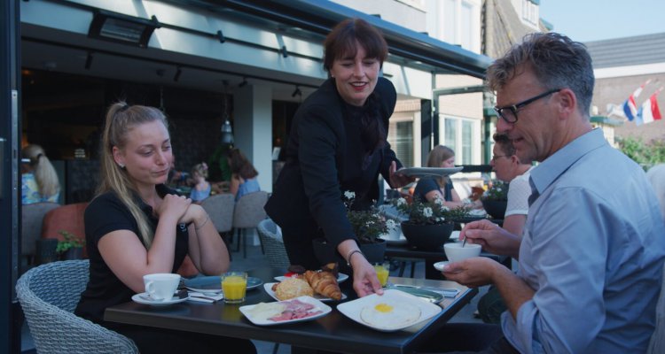 Hotel Kogerstaete, ontbijtje op het terras