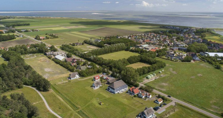 Naar Texel Accomodaties vanuit de lucht