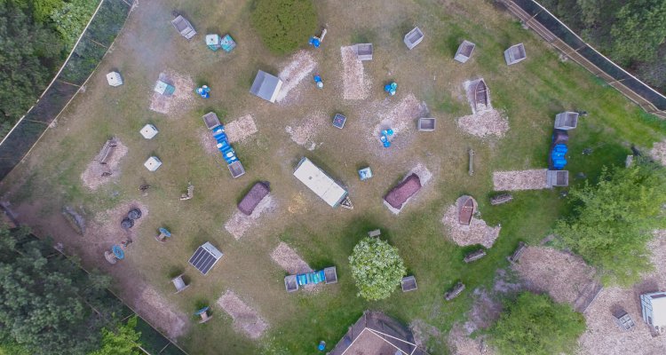 Paintball Texel - luchtfoto