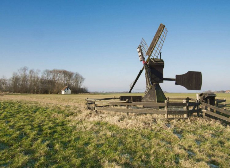 Watermolen in natuurgebied Waalenburg