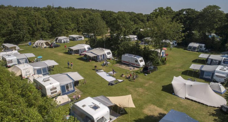 Camping 't Woutershok van boven